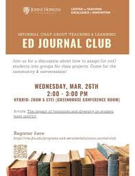 Education Journal Club | Center for Teaching Excellence and Innovation Baltimore 2026