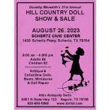Hill Country Doll Show & Sale Schertz 2026