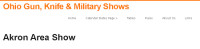 Ohio Gun Knife & Military Show Akron Tallmadge 2026